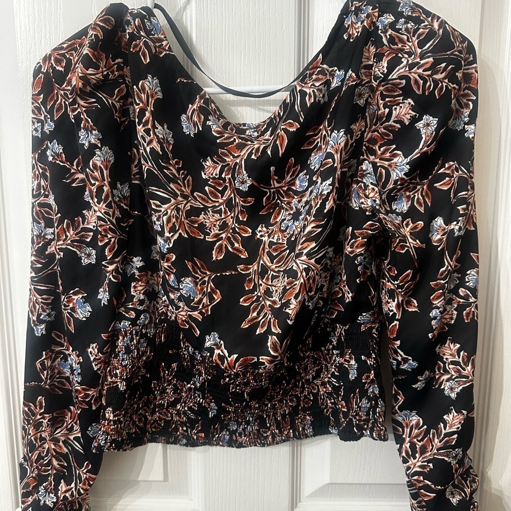 Free People Santiago Print Blouse, size small - Picture 7 of 7